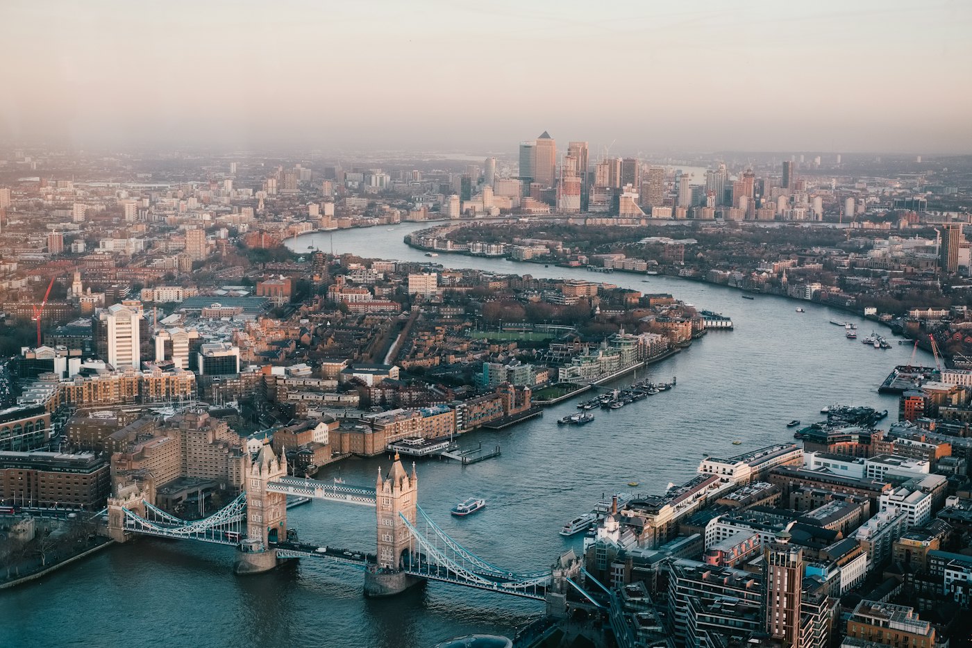 The City of London near Fenchurch Street